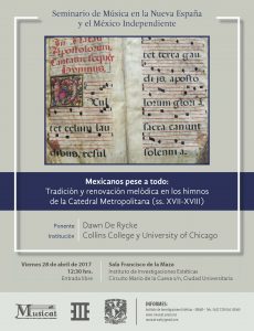 Portada Mexicanos pese a todo: tradición y renovación melódica en los himnos de la Catedral Metropolitana (ss. XVII-XVIII)